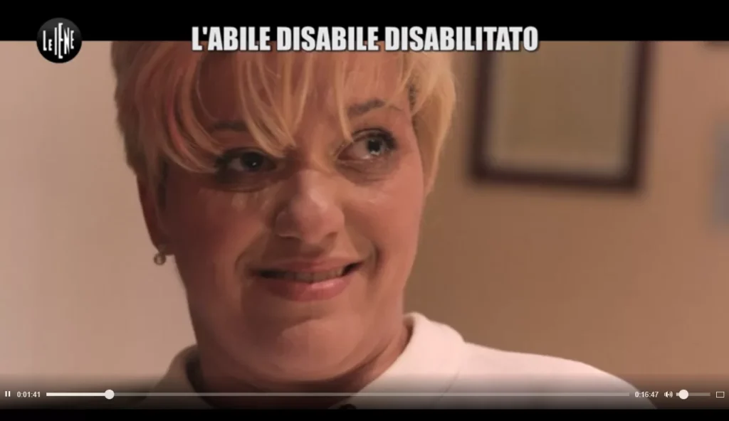 paola de angelis le iene abile disabile matteo viviani