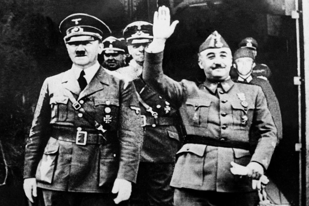Francisco Franco e Adolf Hitler