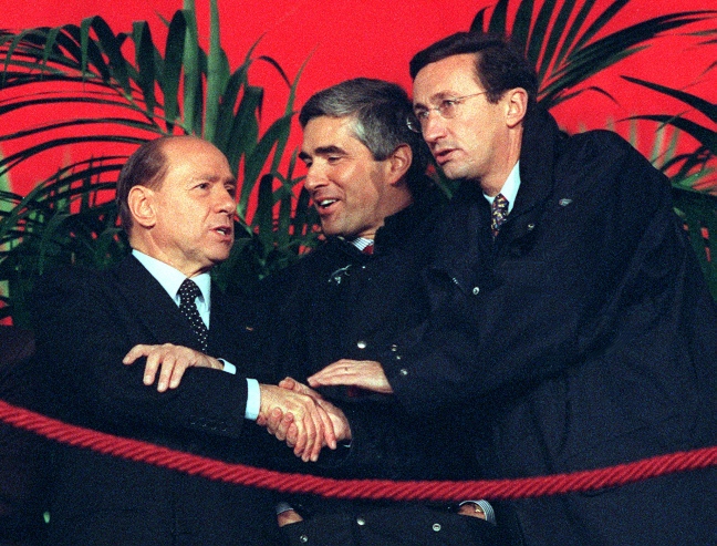 Pier Ferdinando Casini, Silvio Berlusconi e Gianfranco Fini