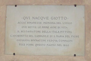 Giotto-Targa-Commemorative