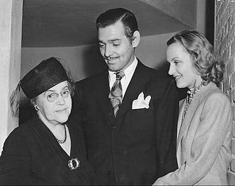 Clark Gable Carole_Lombard e la madre
