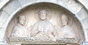 Cristo con S. Epifanio e San Godardo