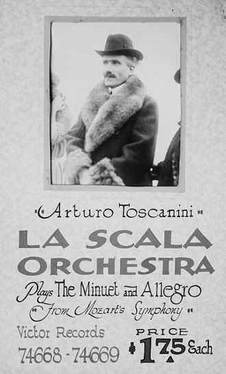 Arturo_Toscanini poster "La Scala"