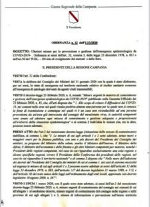 Coronavirus Campania: stop a mercati e fiere rionali e settimanali: c’è l’ordinanza