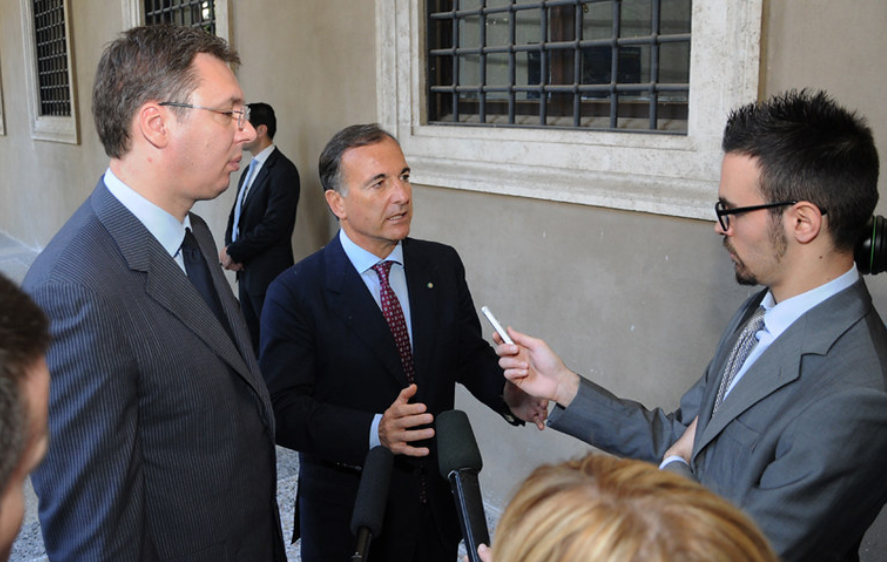 Frattini e Vucic