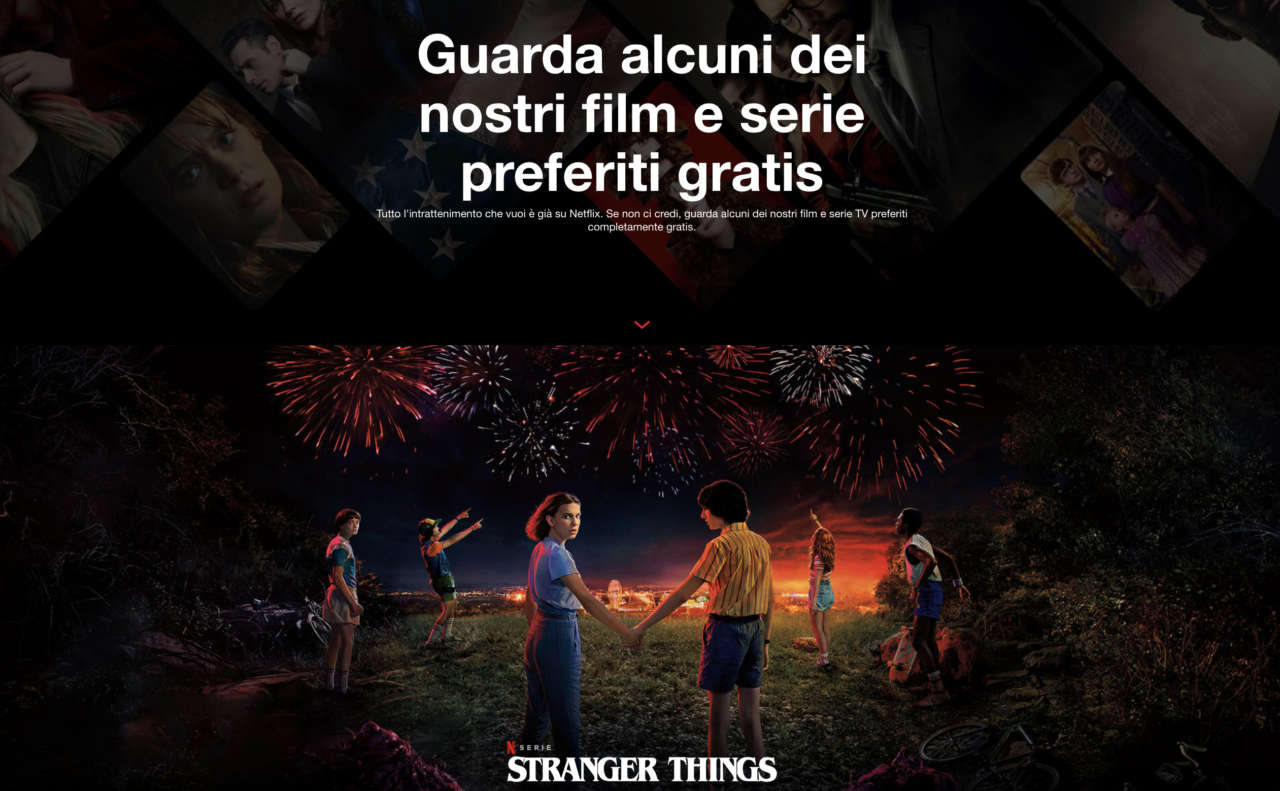 netflix sezione gratis