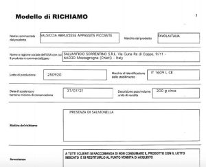 salmonella-salsiccia-piccante-allerta-ministero