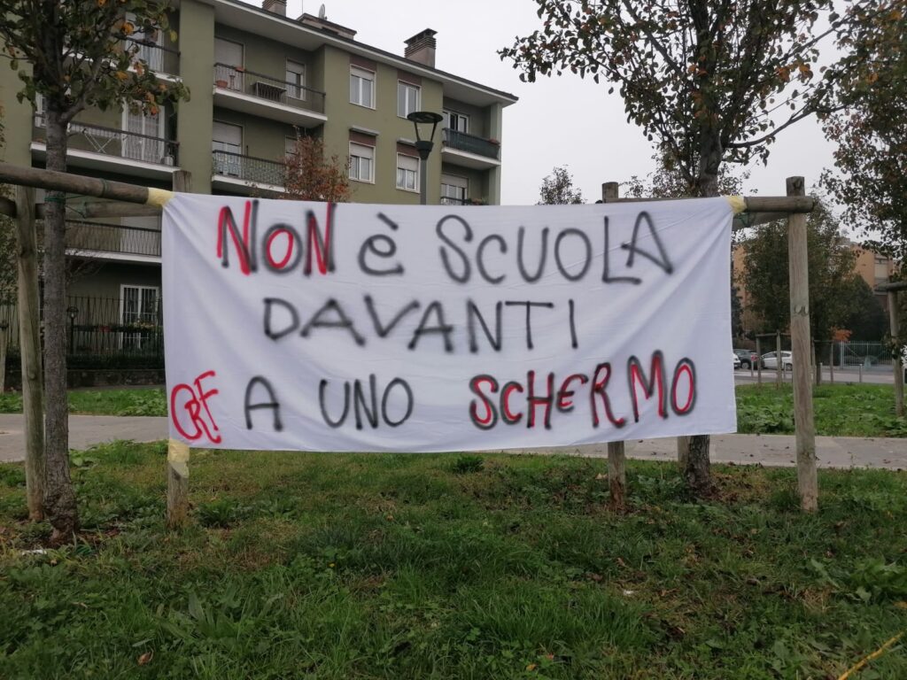 protesta studenti italiani Dad