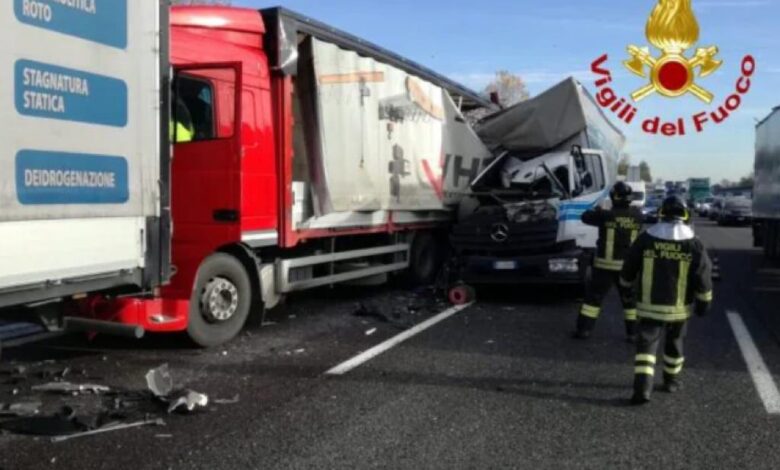 incidente-autostrada-a4-calcinato-uomo-muore-schiacciato-camion