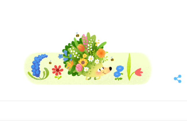 doodle google oggi primavera