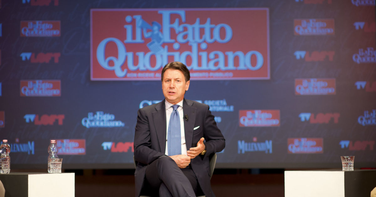 Giuseppe Conte commenta l'incontro di Matteo Renzi all'Autogrill
