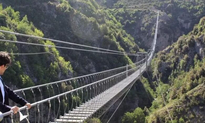 ponte tibetano più lungo mondo