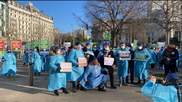 sciopero infermieri milano 28 gennaio