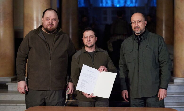 ucraina zelensky firma richiesta adesione ue