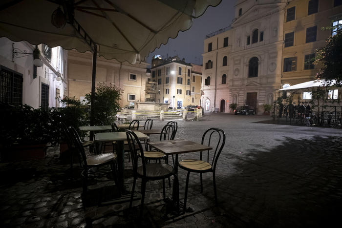 Roma chiesto pizzo pittore strada 16 febbraio