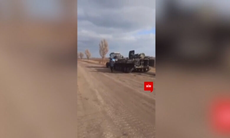 guerra russia ucraina furto mezzo corazzato 28 febbraio