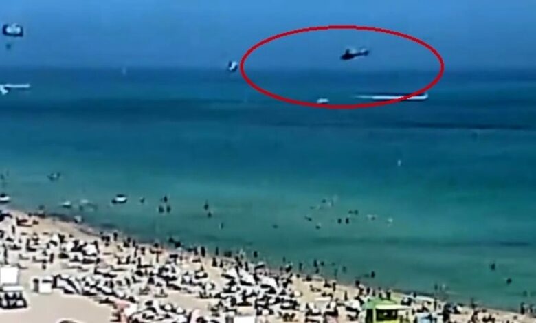florida elicottero si schianta spiaggia 20 febbraio
