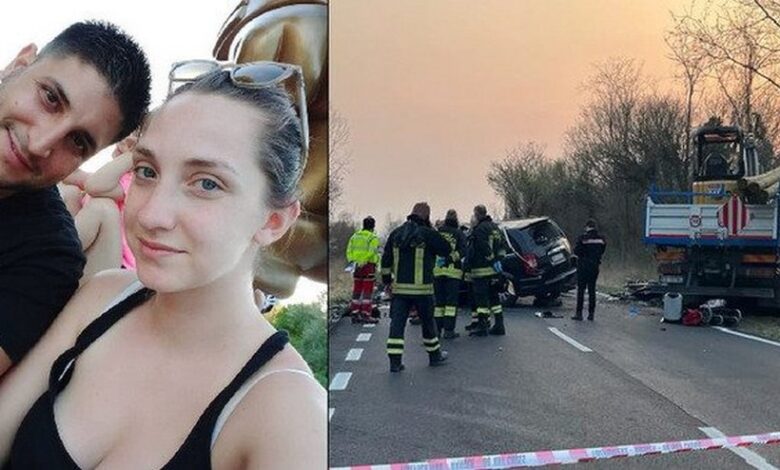 Tragico schianto tra auto e camion: Chiara e Manuel morti a 24 e 29 anni, lasciano 5 figli
