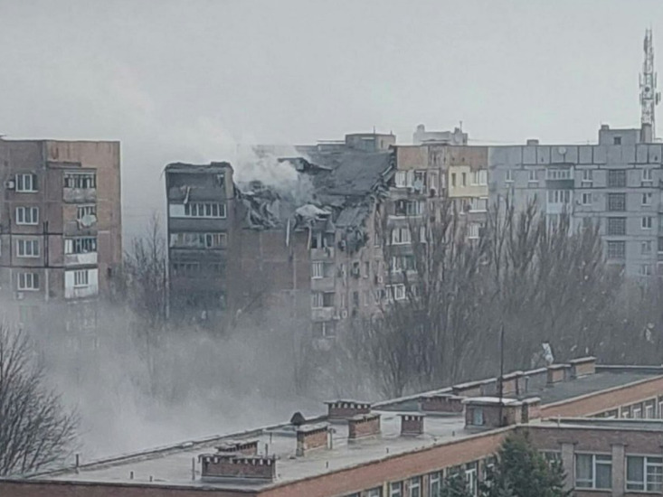 guerra lancio bombe fosforo Donetsk feriti 31 marzo