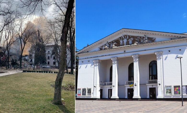 guerra ucraina bombardato teatro Mariupol 16 marzo