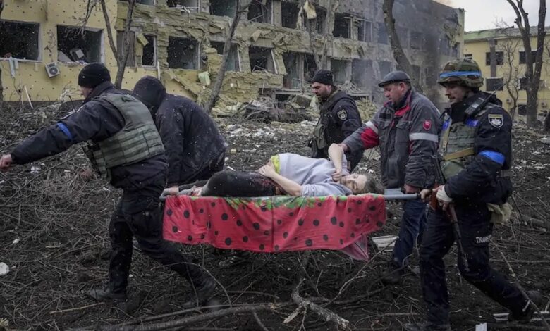 russia bombardamento ospedale mariupol fake news
