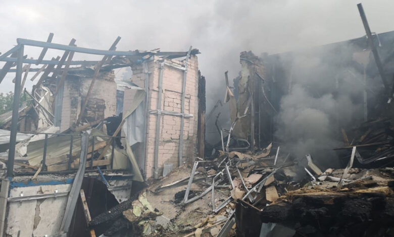 Guerra bombe distruggono scuola Donetsk