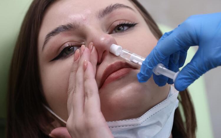 vaccino covid bocca naso contagio