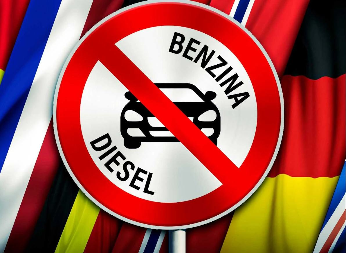 stop vendita auto benzina diesel