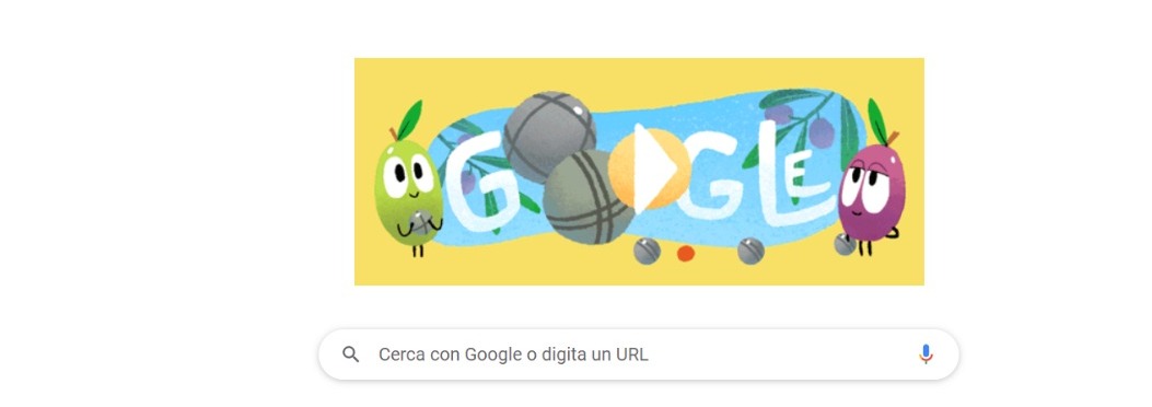 Google Doodle gioco bocce