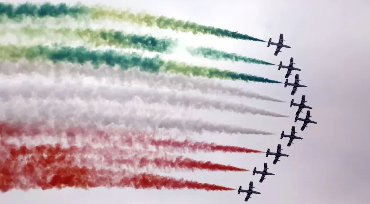 frecce tricolori campania 16 ottobre