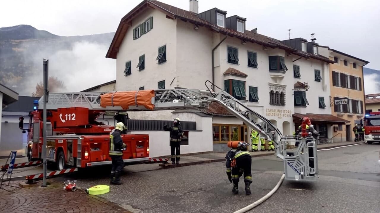 Incendio albergo Bressanone