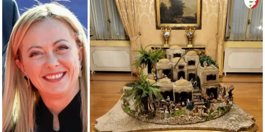 presepe giorgia meloni