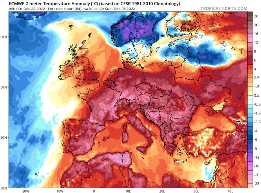 Che Tempo Far A Natale Picchi Di Caldo Fino A 24 Gradi