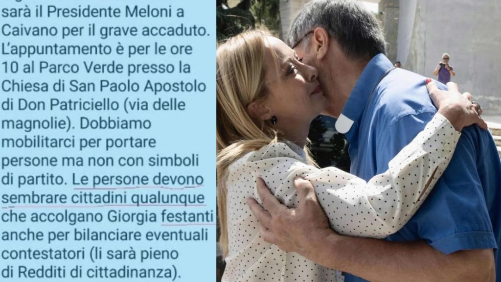 giorgia meloni caivano