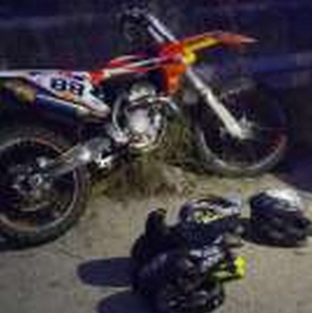 moto contro paracarro paduli 1 ottobre