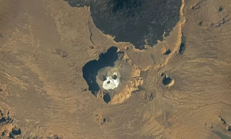 teschio deserto sahara stazione spaziale internazionale