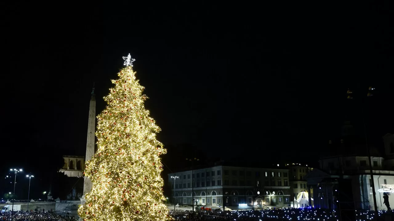 Roma albero Natale
