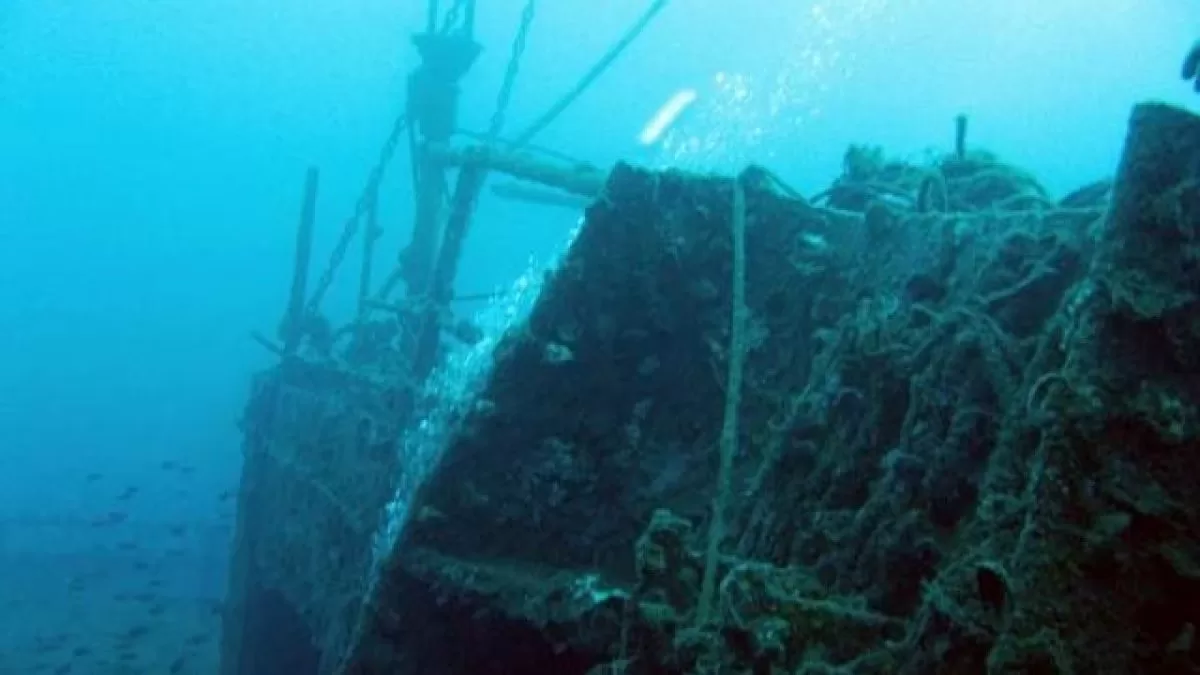 Genova sub morto immersione relitto Haven