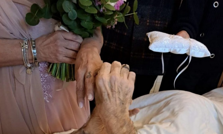 nozze coppia anziana hospice arezzo