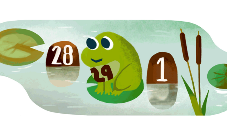 Oggi Leap Day doodle Google 29 febbraio