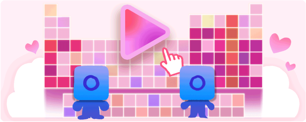 Google Doodle oggi san valentino 14 febbraio 2024