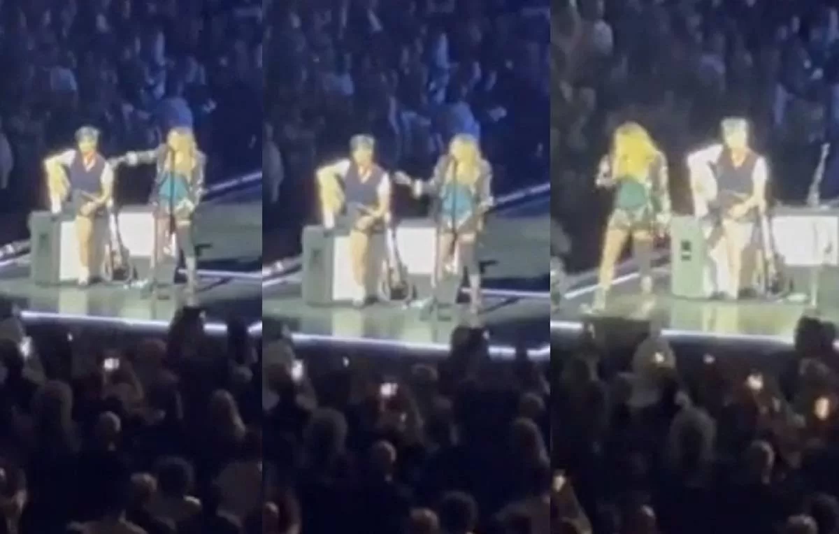 Madonna invita fan alzarsi lui sedia rotelle