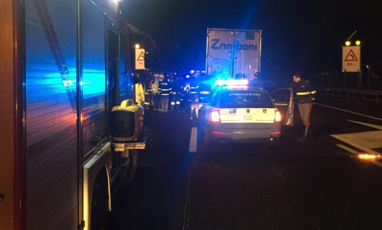 Bergamo uomo investito ucciso camion autostrada