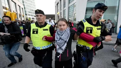 proteste contro israele eurovision arrestata greta thunberg