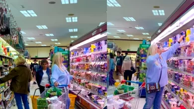 Mara Venier supermercato video