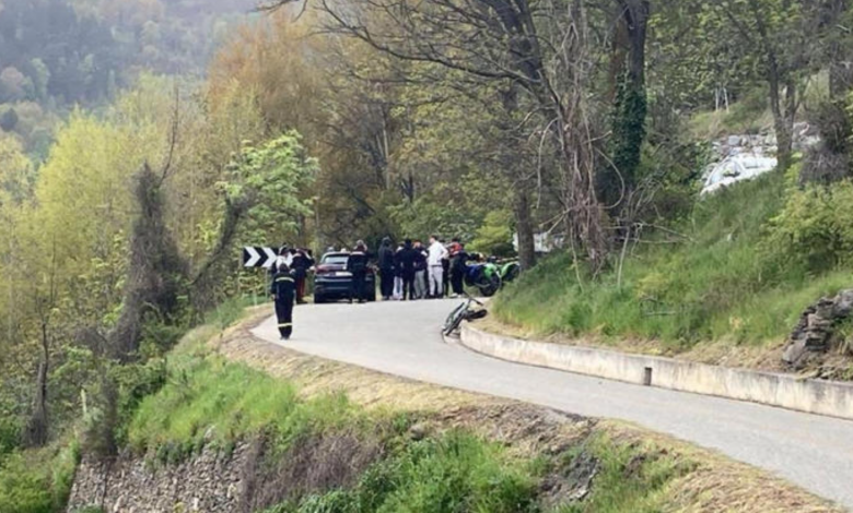 Incidente moto Aosta morto