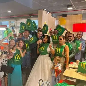 il matrimonio speciale al McDonald’s