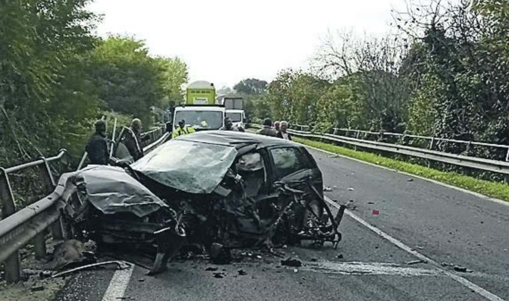 incidente teano casilina morto Nunzio Conte