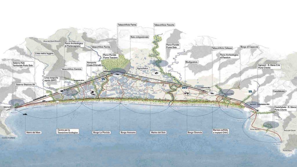Masterplan Litorale Salerno Sud: finanziamento aumentato a 26 milioni di euro