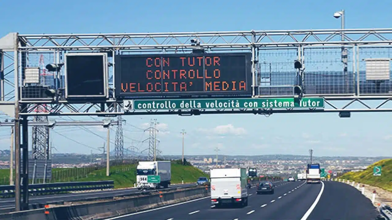 tutor monitoraggio velocità media autostrade tratte come funziona